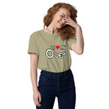 Camiseta 'I love my recumbent' (algodón orgánico, unisex)